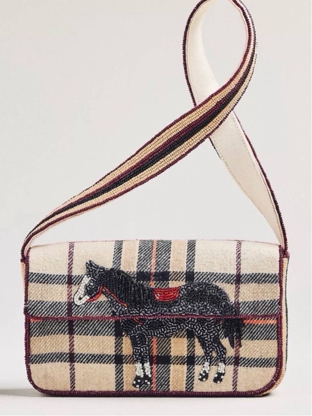 Anthology THE FIONA BEADED BAG HORSE EDITION